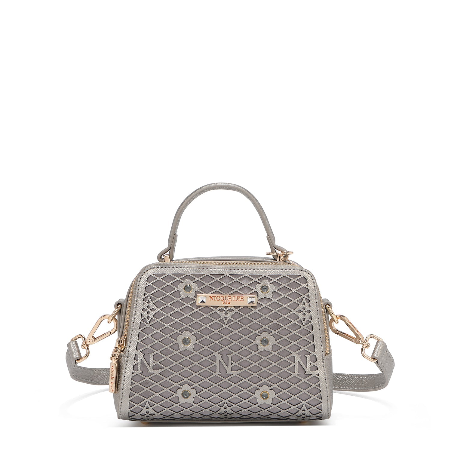 MINI BOLSO DE MANO GRACIE (GRIS)-0