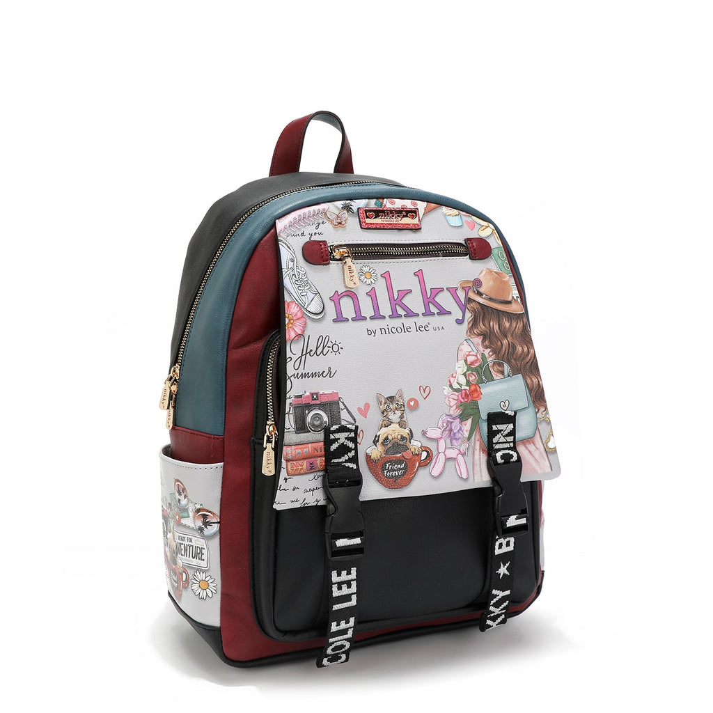 MOCHILA GRANDE CON SOLAPA NIKKY WORLD-1