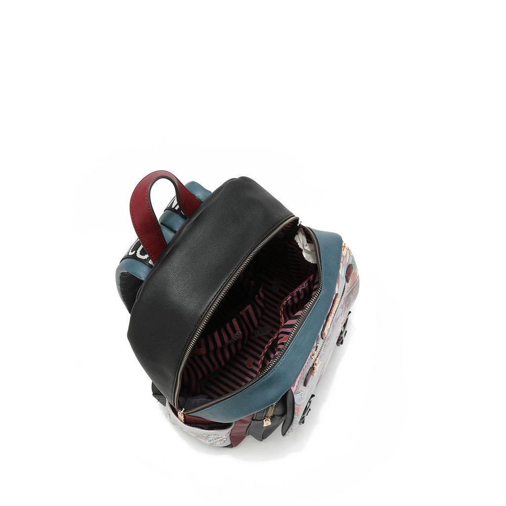 MOCHILA GRANDE CON SOLAPA NIKKY WORLD-3