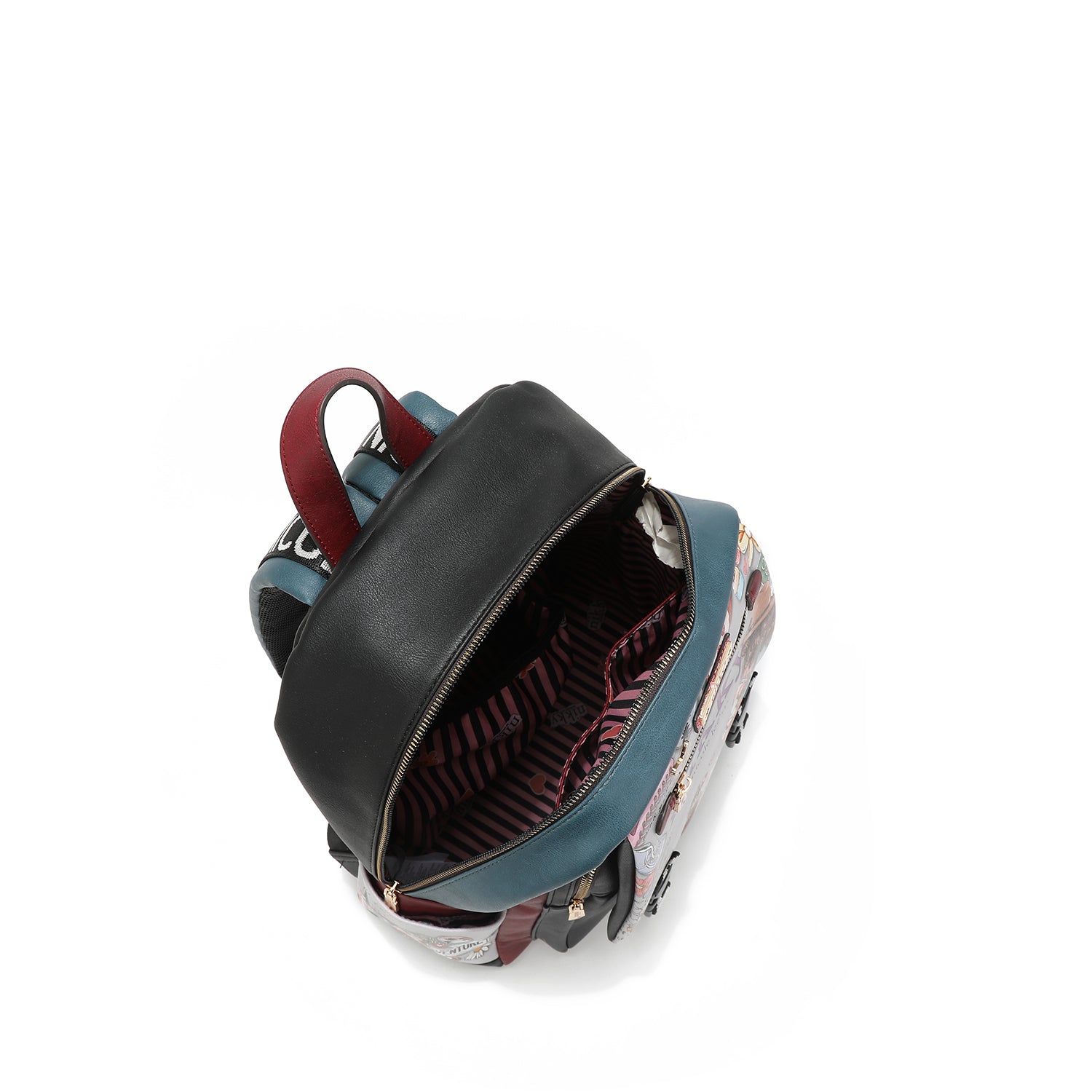 MOCHILA GRANDE CON SOLAPA NIKKY WORLD-3