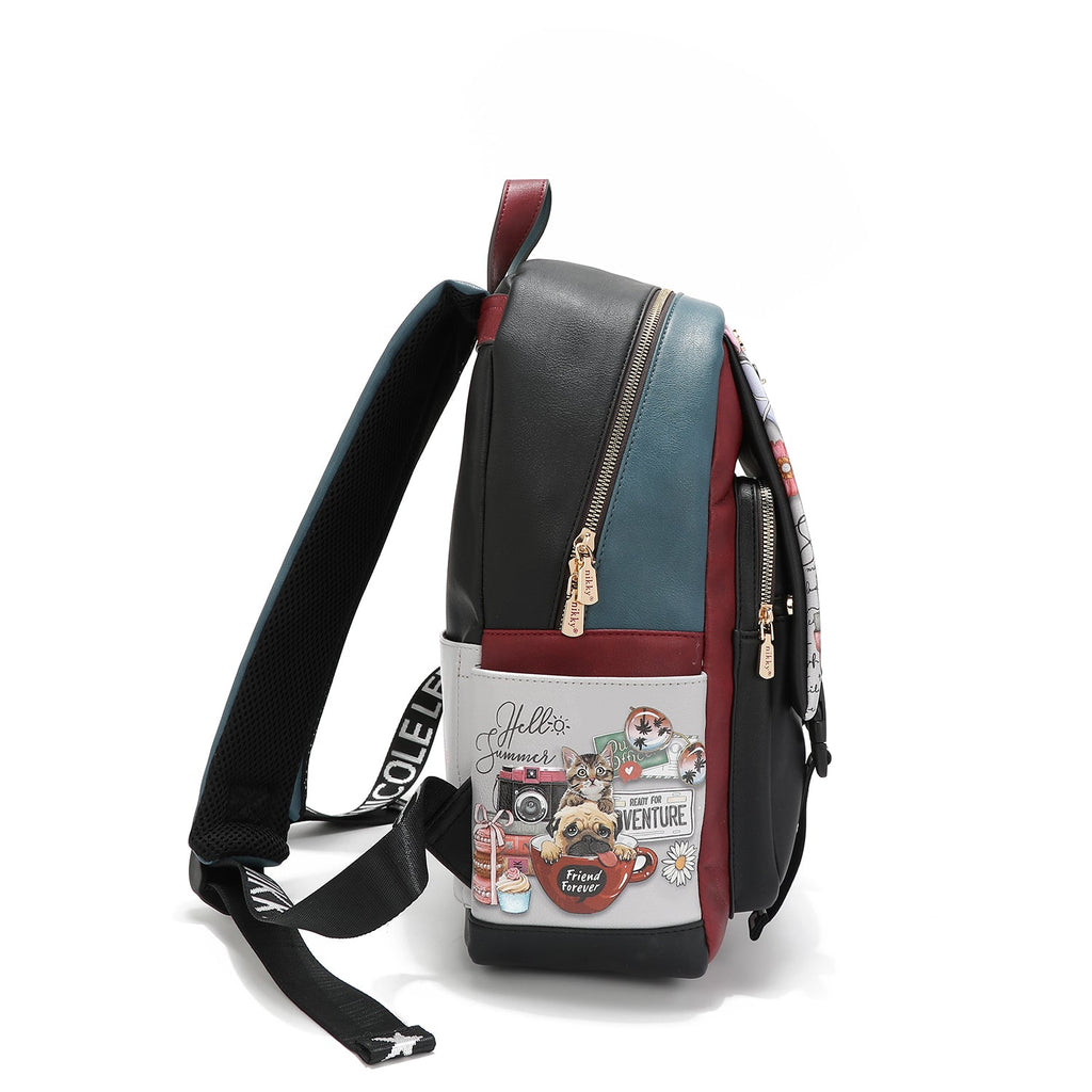 MOCHILA GRANDE CON SOLAPA NIKKY WORLD-4