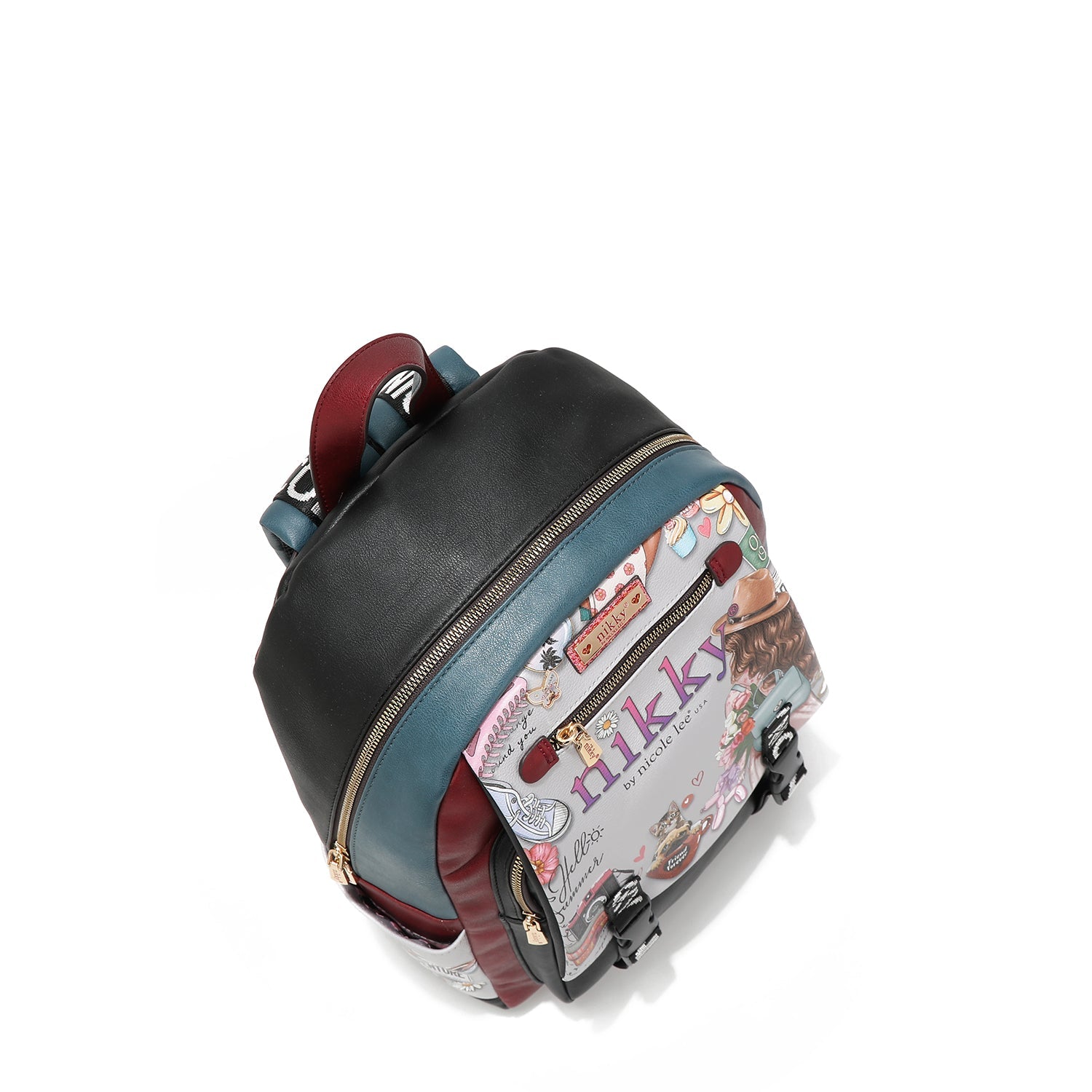 MOCHILA GRANDE CON SOLAPA NIKKY WORLD-2