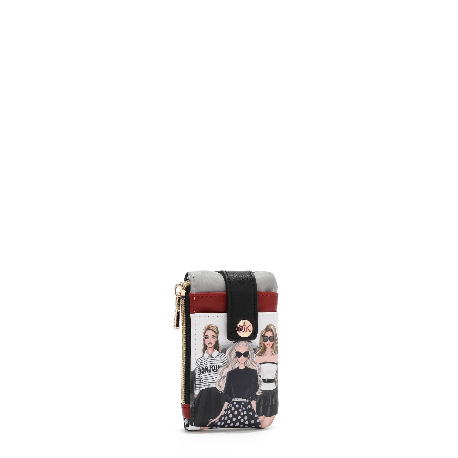 MINI PORTA TARJETAS CON CIERRE (TRIO)-2